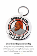 Quay-Crew Keychain – Custom Logo Key Ring | “Let’s Do It” Everyday Accessory
