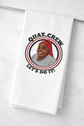 Quay Crew Dish Towel – Kitchen Hand Towel | “Let’s Do It” Custom Kitchen Essential