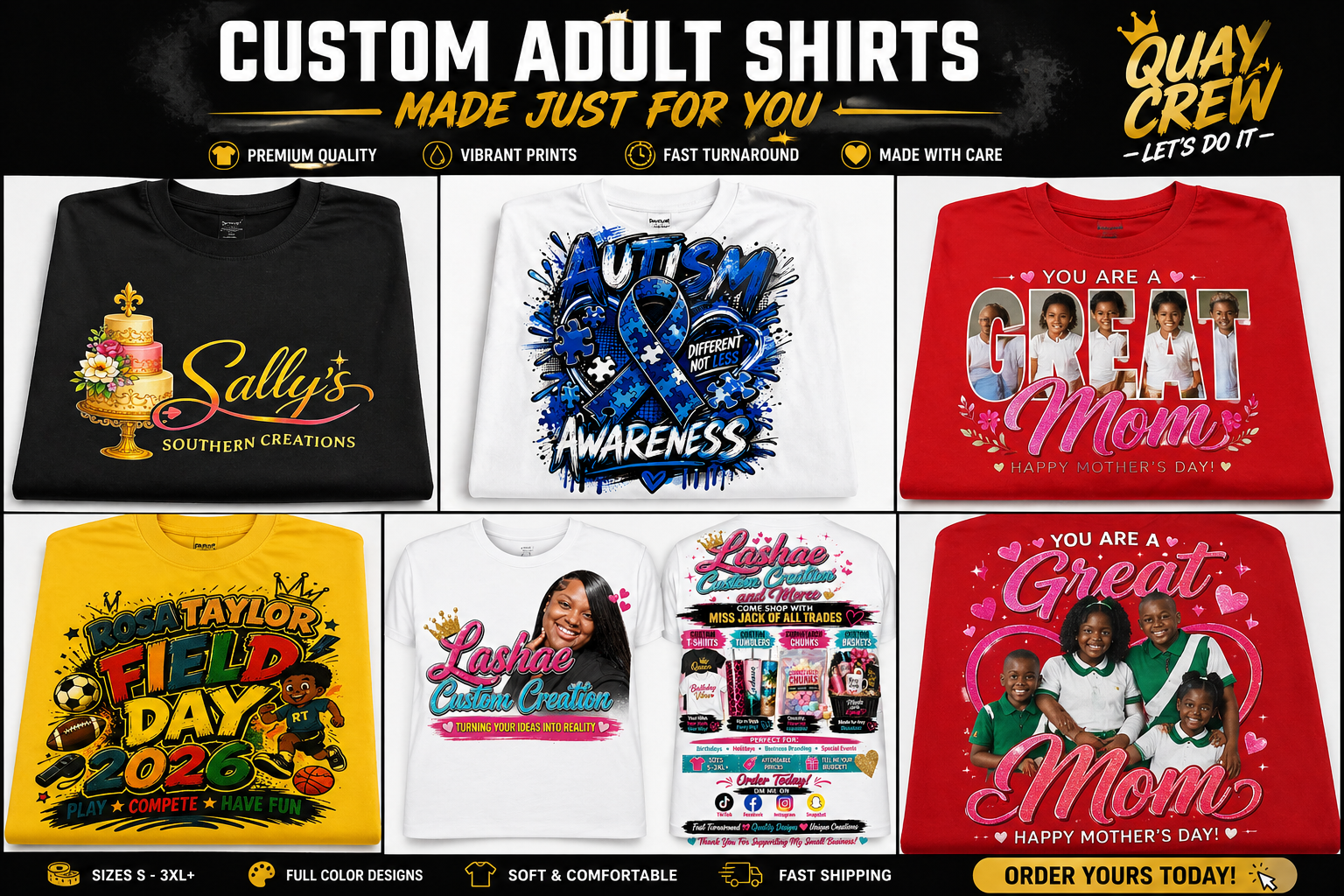 Personalized Adult Tees