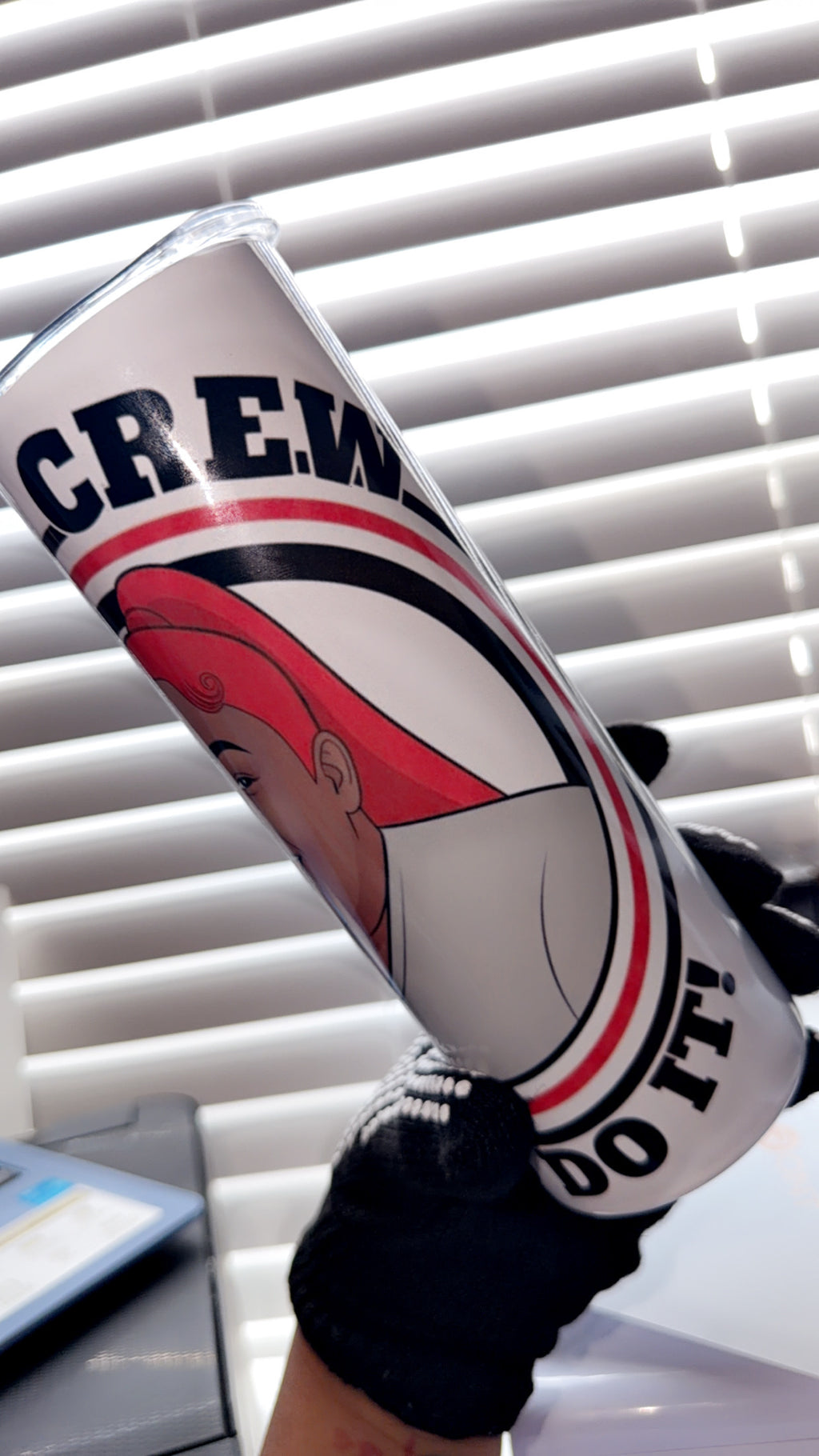 QUAY CREW  “Let’s Do It” Custom Tumbler – 20oz Motivational Statement Cup