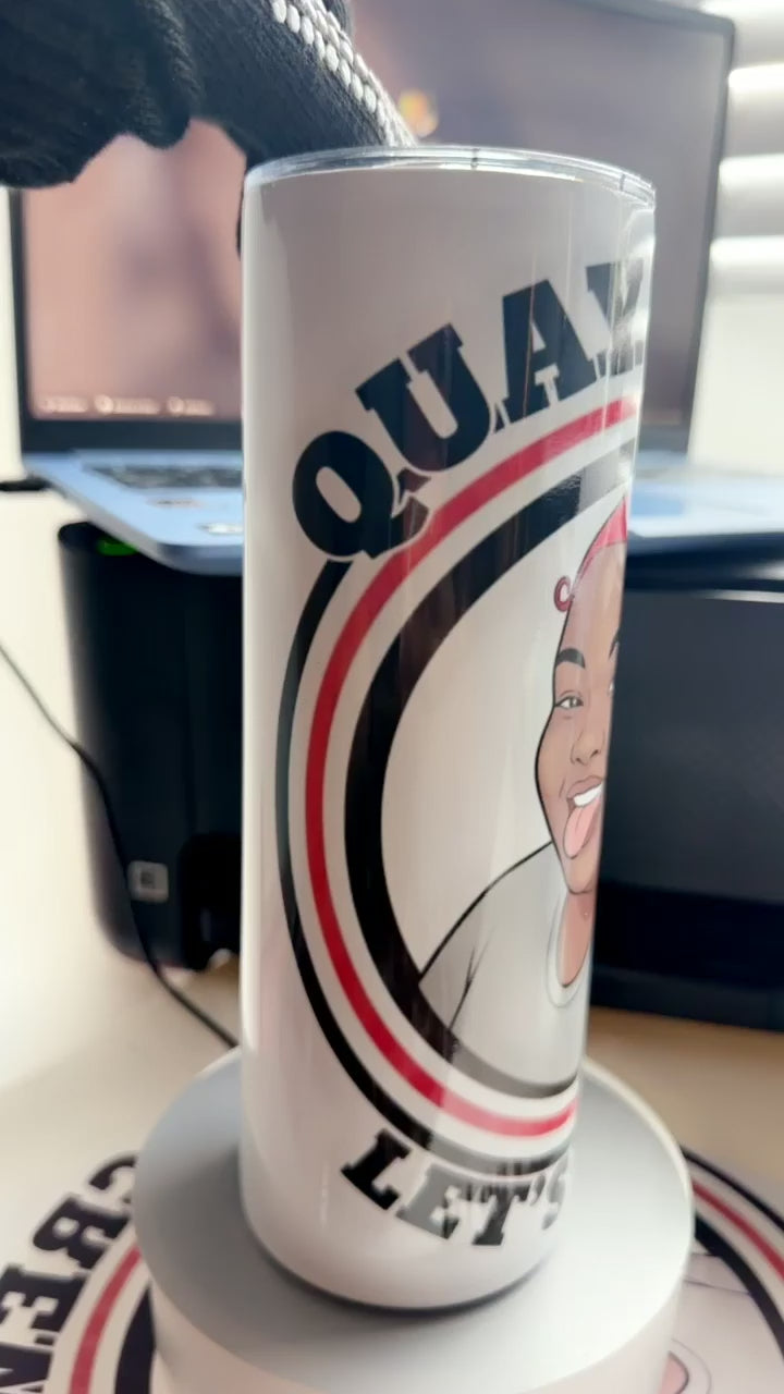 QUAY CREW  “Let’s Do It” Custom Tumbler – 20oz Motivational Statement Cup